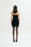 Little Black Draped Dress