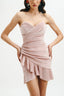 Blush Draped Dress